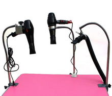 Load image into Gallery viewer, 360 Degree Rotate Stainless Steel Pet Hair Dryer Holder Dog Water Blower Support