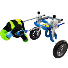 Load image into Gallery viewer, Adjusted Paralyzed Pet Wheelchair Aluminum Stainless Steel dog Scooter Professional Training Wheelchair for Disabled Dog CW017