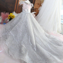 Load image into Gallery viewer, Pet Dog Dress Luxury Princess Wedding Trailing Dress Puppy Clothes  Sequin Embroidery For Small Dogs Lace Dress Chihuahua Pug