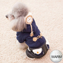 Load image into Gallery viewer, Cute Pet Puppy Dog Clothes Coat Hoodie Sweater 4 Legs French Bulldog Yorkies Winter Costume Ropa Perro Pet Shop Supplies 50JK19