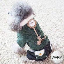 Load image into Gallery viewer, Cute Pet Puppy Dog Clothes Coat Hoodie Sweater 4 Legs French Bulldog Yorkies Winter Costume Ropa Perro Pet Shop Supplies 50JK19