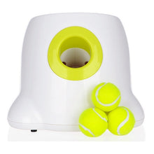 Load image into Gallery viewer, Pet toys Interactive throw device Automatic Tennis ball Launcher Dog toys Ball throwing machine With 3pcs balls