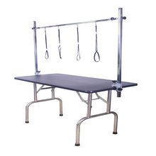Load image into Gallery viewer, Pet Grooming Desk Hanger stainless steel support for Professional Dog Beauty Table Dog Accessories with 4 *slings 2*Clips