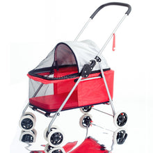 Load image into Gallery viewer, 2019 Light Portable Folding Pet Stroller Dog Cat Stroller Outdoor Windproof Sunscreen Car Stroller bearing 5kg