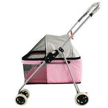 Load image into Gallery viewer, 2019 Light Portable Folding Pet Stroller Dog Cat Stroller Outdoor Windproof Sunscreen Car Stroller bearing 5kg
