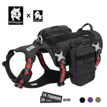 Load image into Gallery viewer, Truelove Dog Harness Backpack Bag Saddle Military Tactical Waterproof Harness Pet Dog Backpack Carrier Outdoor Travel Training