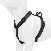 Load image into Gallery viewer, Free Shipping Collar German Shepherd Leather Dog Harness Leashes Solid Nylon Dog Seat Belt Pet Collar Pitbull Collars 60QY037