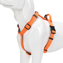 Load image into Gallery viewer, Free Shipping Collar German Shepherd Leather Dog Harness Leashes Solid Nylon Dog Seat Belt Pet Collar Pitbull Collars 60QY037