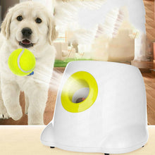 Load image into Gallery viewer, Dog pet toys Tennis Launcher Automatic throwing machine pet Ball throw device Section emission with 3 balls