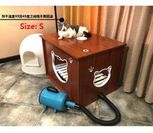 Load image into Gallery viewer, Pet drying box dog hair dryer bathing hair cat small dog home dryer automatic water blowing machine drying box