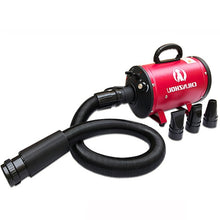 Load image into Gallery viewer, 15%,Cheap Dog Grooming Dryer bs 2400 Pet Hair Dryer Blower 220V /2200W/ 70 db ALL Plug red/ Blue Color fast to russian