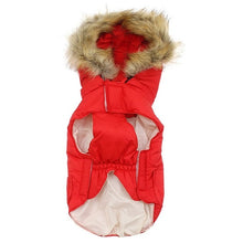 Load image into Gallery viewer, Winter Pet Dog Clothes Puppy Down Jacket For Pug Chihuahua French Bulldog Hooded Fur Collar Coats Dogs Pets Fluffy Clothing