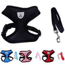 Load image into Gallery viewer, Breathable Dog Pet Harness and Leash Set Air Nylon Mesh Puppy Small Dogs Cat Clothes Accessories Puppy Vest Net For Chihuahua