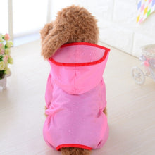 Load image into Gallery viewer, Dog Windbreaker New Hooded Dog Raincoat Small Dog Waterproof Raincoat Poncho Outdoor Pet Travel Cloak Clothing