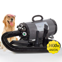 Load image into Gallery viewer, New Store Promotion Pet Hair Dryer Dog/Cat Grooming Dryer/Blower Double Motor Super Wind Big/Small Dog Clothes Dryer 3400W/Anion