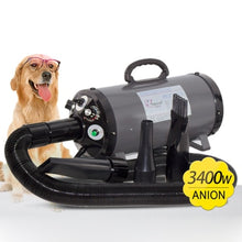 Load image into Gallery viewer, New Store Promotion Pet Hair Dryer Dog/Cat Grooming Dryer/Blower Double Motor Super Wind Big/Small Dog Clothes Dryer 3400W/Anion