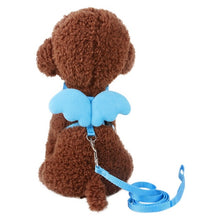 Load image into Gallery viewer, Dog Collar Pet Dog Angel Wings Belt And Collar Adjustable Puppies Lead Traction Belt Pet Out Accessories