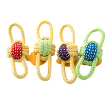 Load image into Gallery viewer, Pet Toy Pet Supply Dog Toys Dogs Chew Teeth Clean Outdoor Traning Fun Playing Green Rope Ball Toy For Large Small Dog Cat
