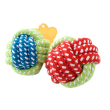 Load image into Gallery viewer, Pet Toy Pet Supply Dog Toys Dogs Chew Teeth Clean Outdoor Traning Fun Playing Green Rope Ball Toy For Large Small Dog Cat