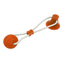 Load image into Gallery viewer, Dog Ropes Toy Pet Supplies Self-Playing Rubber Ball Toy with Suction Cup Interactive Molar Chew Toy Teeth Cleaning Tool for Dogs