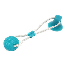 Load image into Gallery viewer, Pet Dog Rubber Ball Training Toy Chew Play Fetch Bite Toy With Suction Cup Dog Molar Chew Toy Self Interactive Toy