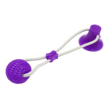 Load image into Gallery viewer, Pet Dog Rubber Ball Training Toy Chew Play Fetch Bite Toy With Suction Cup Dog Molar Chew Toy Self Interactive Toy