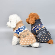 Load image into Gallery viewer, Various Style Christmas Winter Dog Coat Clothes Warm Soft knitting Pet Dog Vest Sweater For Small Medium Dogs Classic Pattern