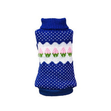 Load image into Gallery viewer, Various Style Christmas Winter Dog Coat Clothes Warm Soft knitting Pet Dog Vest Sweater For Small Medium Dogs Classic Pattern