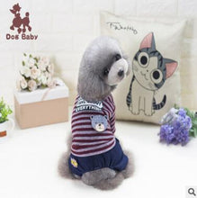 Load image into Gallery viewer, 5pc/lot) Pet Dog Cat Clothes Chihuahua Winter thickness bear hoody  Coat Jacket Clothes for dogs roupas para cachorro DE08