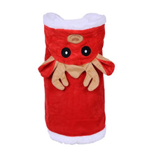 Load image into Gallery viewer, Dog Clothes Winter Warm Dog Christmas Elk Cloak Cosplay Costume Winter Cotton Hooded Poncho Coat Warm Xmas Clothes