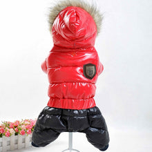 Load image into Gallery viewer, Pet Dog Clothes Winter Warm Dog Green Coat Jumpsuit Thicken Pet Clothing For Yorkshire Teddy Dogs Costume Puppy Clothes Jacketsd