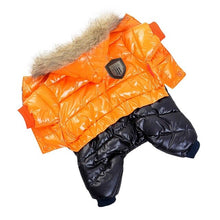 Load image into Gallery viewer, Pet Dog Clothes Winter Warm Dog Green Coat Jumpsuit Thicken Pet Clothing For Yorkshire Teddy Dogs Costume Puppy Clothes Jacketsd