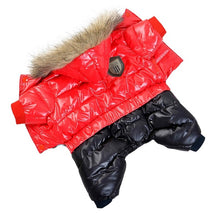 Load image into Gallery viewer, Pet Dog Clothes Winter Warm Dog Green Coat Jumpsuit Thicken Pet Clothing For Yorkshire Teddy Dogs Costume Puppy Clothes Jacketsd