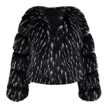 Load image into Gallery viewer, S-6XL New Fashion Women Winter Clothing women's FurryOvercoat High imitation fox fur Raccoon Dog Fur Coat Women Faux Fur Coat