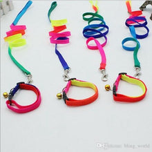 Load image into Gallery viewer, Rainbow Dog Leashes Nylon Adjustable Pet  Collar Puppy Necklace Rope   Supplies 1*120cm