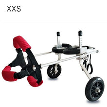 Load image into Gallery viewer, Auxiliary Pet Wheelchair Hind Legs Paralyzed Pet Wheelchair Scooter Disabled Dog Rehabilitation Wheelchair XXS/XS/S/M SIZE Widen