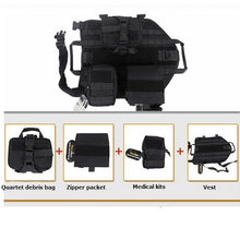 Load image into Gallery viewer, 2017 Outdoor Protection Army Tactical Dog Vests Military Dog Clothes Load Bearing Harness SWAT Dog Training rescue Molle Vest