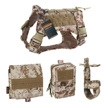 Load image into Gallery viewer, EXCELLENT ELITE SPANKER Tactical Battle Dog Clothes Suit Military Outdoor Training Molle Vest Harness Pets Hunting Accessories