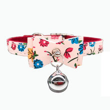 Load image into Gallery viewer, 12pcs/lot Flower Dog Collar for Cat Small Adjustable Pu Leather Pet Dog Puppy Cat Collar Necklace pet product Soft Velvet collar