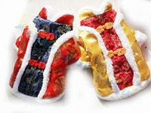 Load image into Gallery viewer, 20pcs puppy costume dog cat clothes Chinese style pet Tang suit new year cat jacket Spring Festival outfits Teddy dog coat