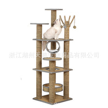 Load image into Gallery viewer, Larger dog cat climbing sisal frame pet jumping scratching tree cat dog scratching toys pet interesting toys