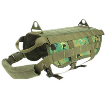Load image into Gallery viewer, Military Tactical Hunting Vest Dog Training Molle Vest Compact Harness Dog Clothes Load Bearing Harness SWAT Dog Pet jacket Gear
