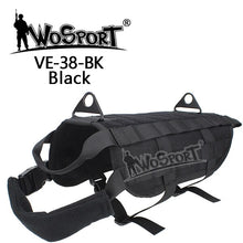 Load image into Gallery viewer, Military Tactical Hunting Vest Dog Training Molle Vest Compact Harness Dog Clothes Load Bearing Harness SWAT Dog Pet jacket Gear