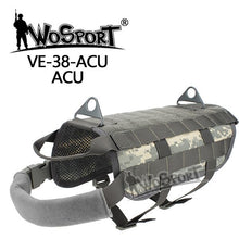 Load image into Gallery viewer, Military Tactical Hunting Vest Dog Training Molle Vest Compact Harness Dog Clothes Load Bearing Harness SWAT Dog Pet jacket Gear