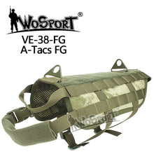 Load image into Gallery viewer, Military Tactical Hunting Vest Dog Training Molle Vest Compact Harness Dog Clothes Load Bearing Harness SWAT Dog Pet jacket Gear