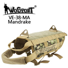Load image into Gallery viewer, Military Tactical Hunting Vest Dog Training Molle Vest Compact Harness Dog Clothes Load Bearing Harness SWAT Dog Pet jacket Gear