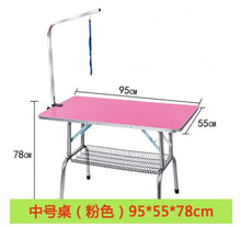Load image into Gallery viewer, 95*55*78cm Professional Pet beauty table Dog Grooming Table Folding Grooming Desk