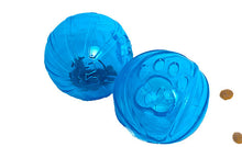 Load image into Gallery viewer, 10pcs/lot Funny Dog Toys Leakage Ball Pure Natural Imported Rubber Dog Transparent Food Ball Teeth To Bite