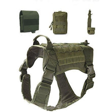 Load image into Gallery viewer, Large Big Dog Harness for Dobermann German Shepherd Dog Combat Tactical Vest Harness Set Ourdoor Sports Pet Products