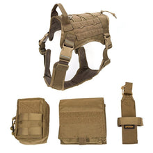 Load image into Gallery viewer, Large Big Dog Harness for Dobermann German Shepherd Dog Combat Tactical Vest Harness Set Ourdoor Sports Pet Products